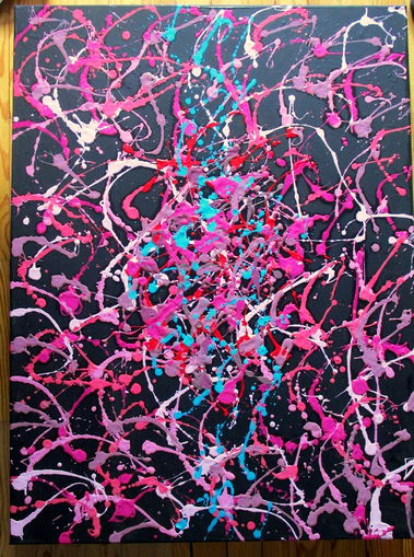 ACTION PAINTING - PINKI