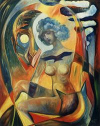 Die Frau mit der Katze WRoll