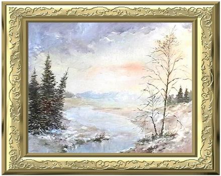 Winter am Bach