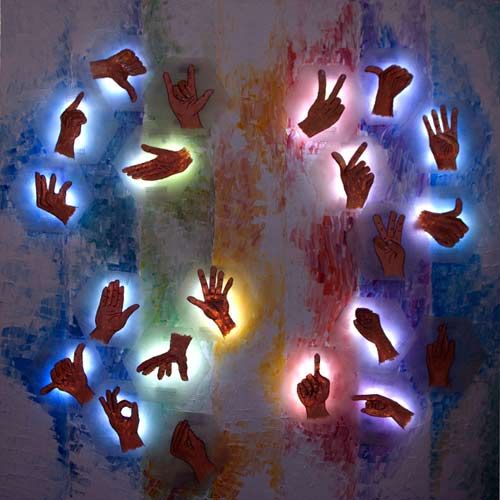 Light-Art Human Communication