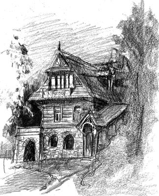  H�tte in den Bergen