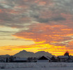 Sonnenuntergang in Seekirchen