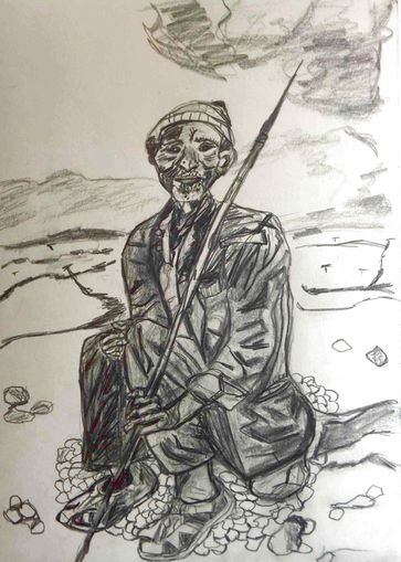 Alter Mann in Kappadokien