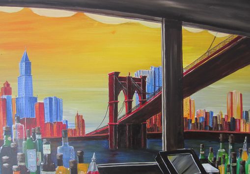 Blick auf Manhattan