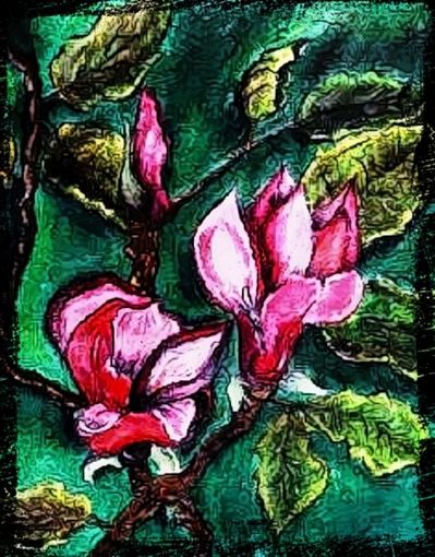 Magnolie - Acryl