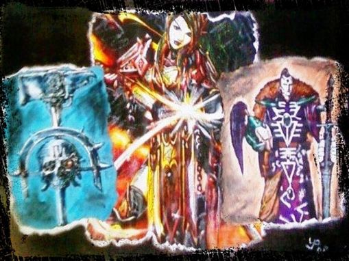 Fantasyspiel - Acryl auf Leinwand