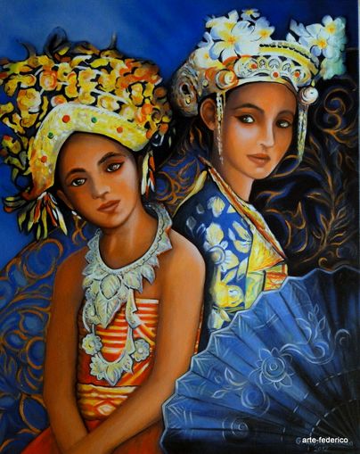 Die Tanzm�dchen aus Bali