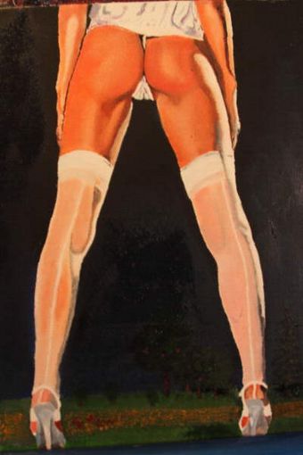 Die Gazelle in den weien Nylons