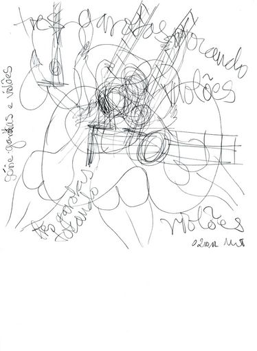 Tres Garotas Tocando Violoes