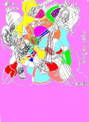 Cinco Garotas Tocando Violoes