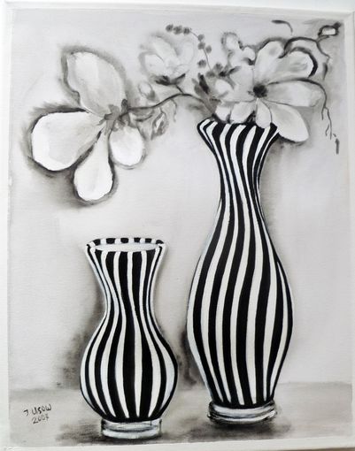 Gestreifte Vasen