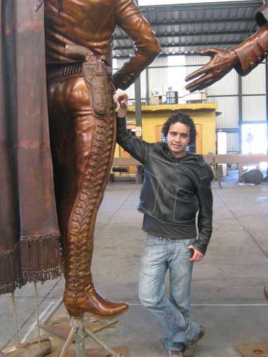 Detail von Denkmal der Gebr�der Zizar