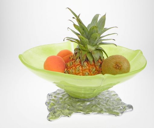 Schale aus Glas und Metall - Kunst und Handwerk aus Leipzig