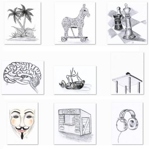 Illustrationen-Reihe-Paraden-VI-46-54