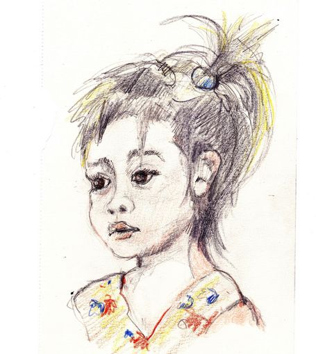 Portraitskizze 