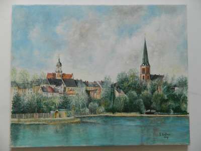 Martin Lutherkirch mt Rathaus