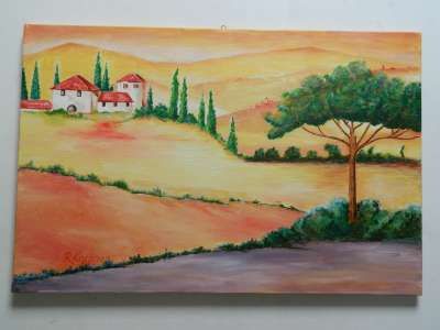 Landschaft in der Toskana