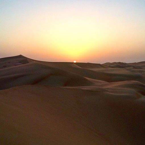 Peaceful places - Sun and sand Abu Dhabi
