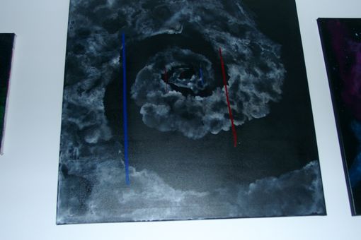 Spiralnebel mit Strichen