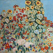 "Bauerngarten mit Sonnenblumen" nach Gustav Klimt