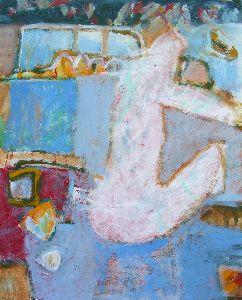 M. an der Bar auf Kythera