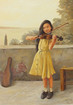 Josette spielt Geige