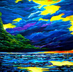 Wolken und Meer
