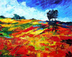 Landschaft Rot