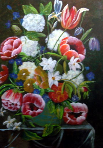 Vaas met bloemen