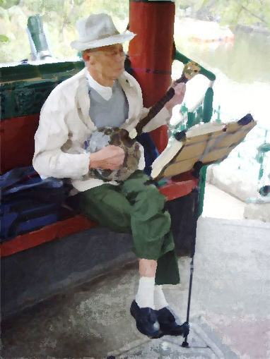 Banjospieler