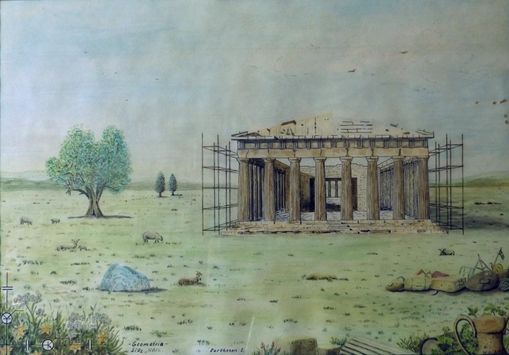 Parthenon Geometrie od Die ewige Baustelle I