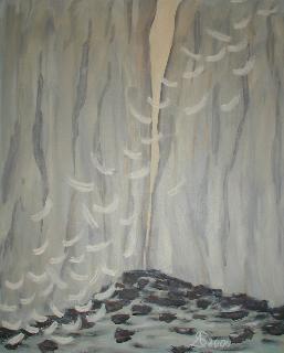 Federn �ber der Schlucht