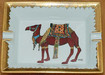 indisches kamel mit Goldauflage