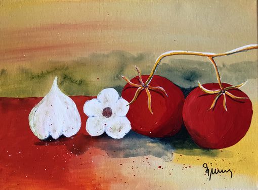 2544 Tomaten und Knoblauch