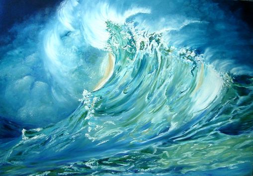 strmische Welle
