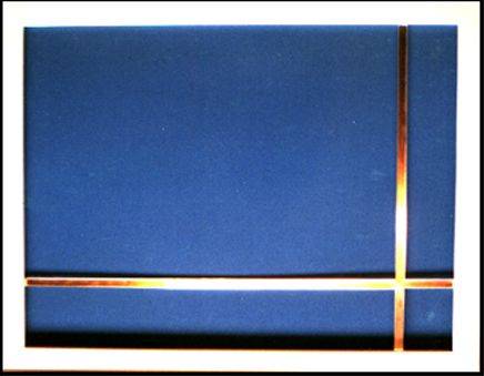 Vier Rechtecke in Blau   1982