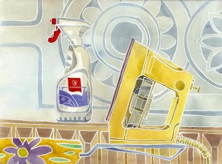 Serie "Gegenst�nde" Bild "B�gelbrett"