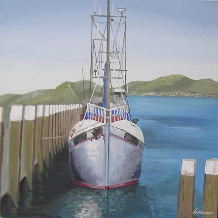 Fischerboot in Hvide-Sande