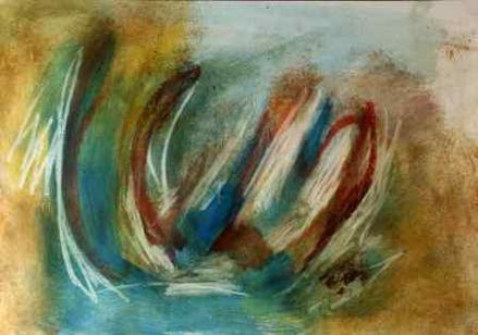 Papier // Kreiden, Puder, Rote Bete Saft