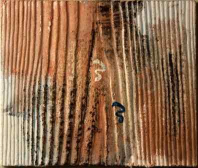 Verschalung // Kreide, Fensterfarben, Asche