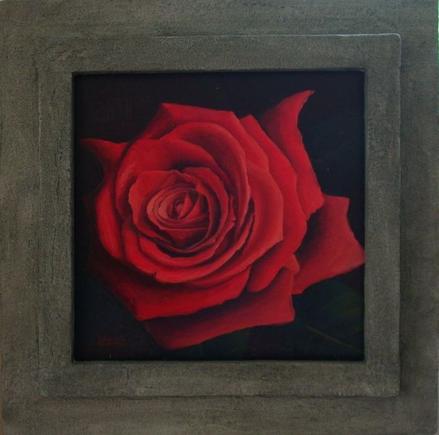 " Rose in rot "