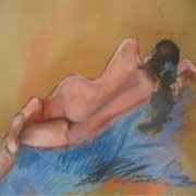 Jungfrau mirt Schwarzen Haaren