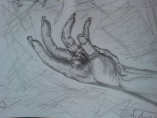 Reichende Hand