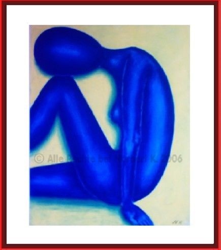 Blauer Akt